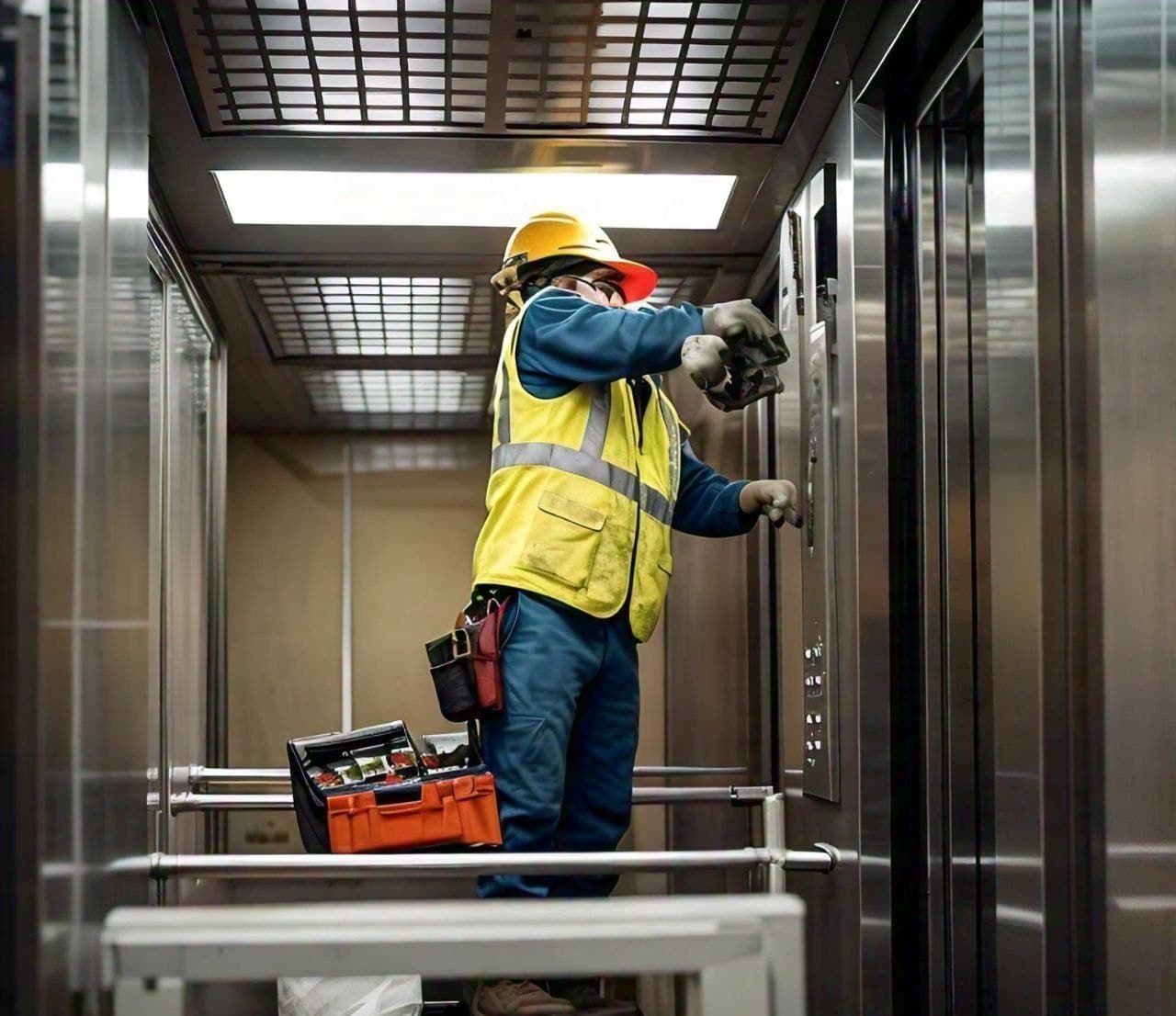 Elevator installation team consultation in Chennai