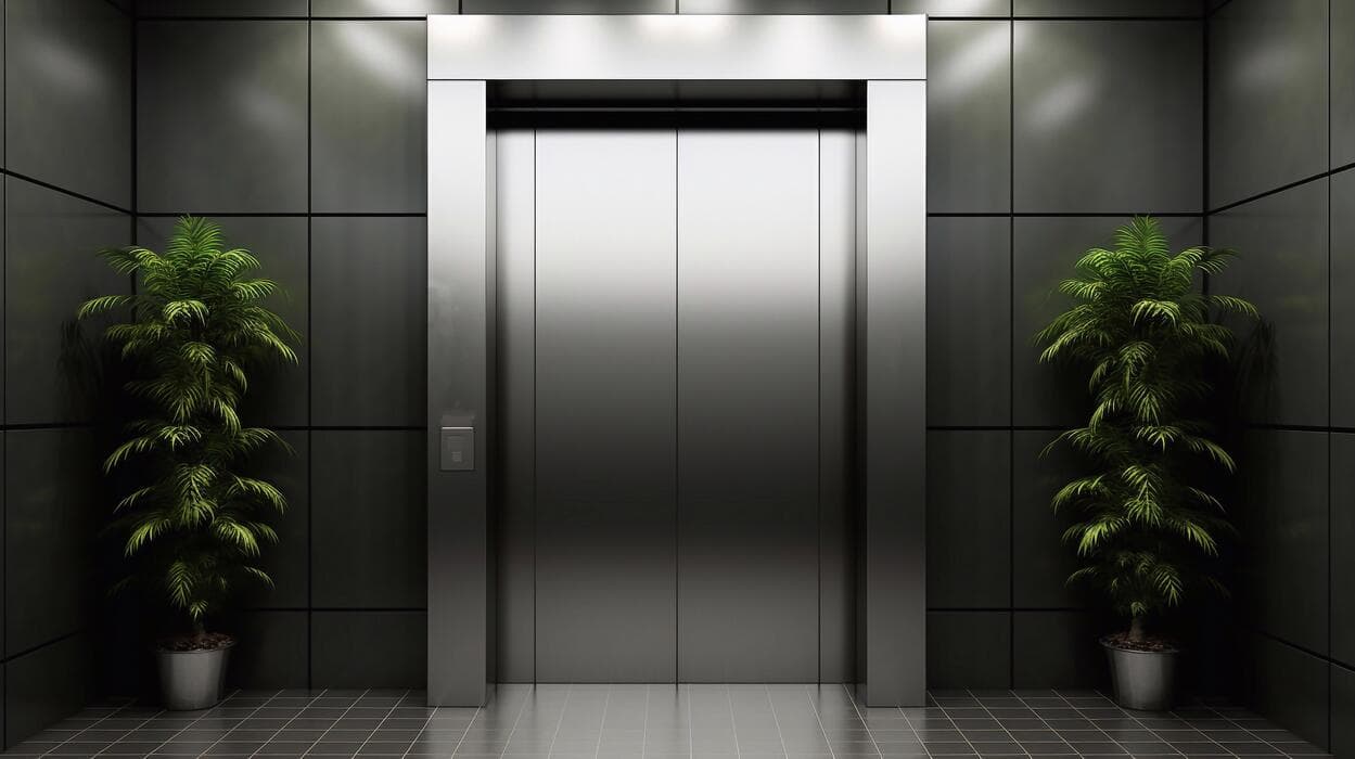 VPort Elevator engineering team installing an elevator in Chennai